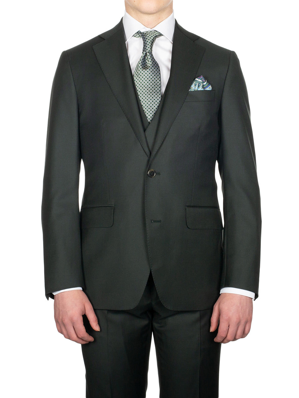 Louis Copeland 3 Piece DBWC Suit Green AI1