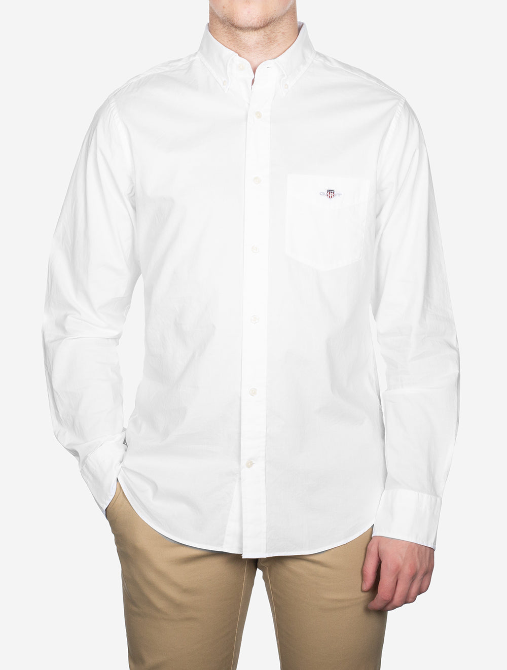 Regular Fit Classic Poplin Shirt White