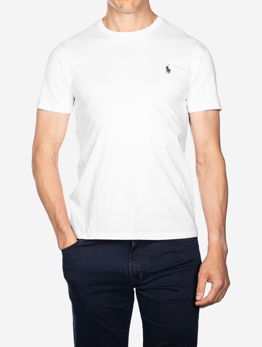 Slim Fit Crewneck T-Shirt White