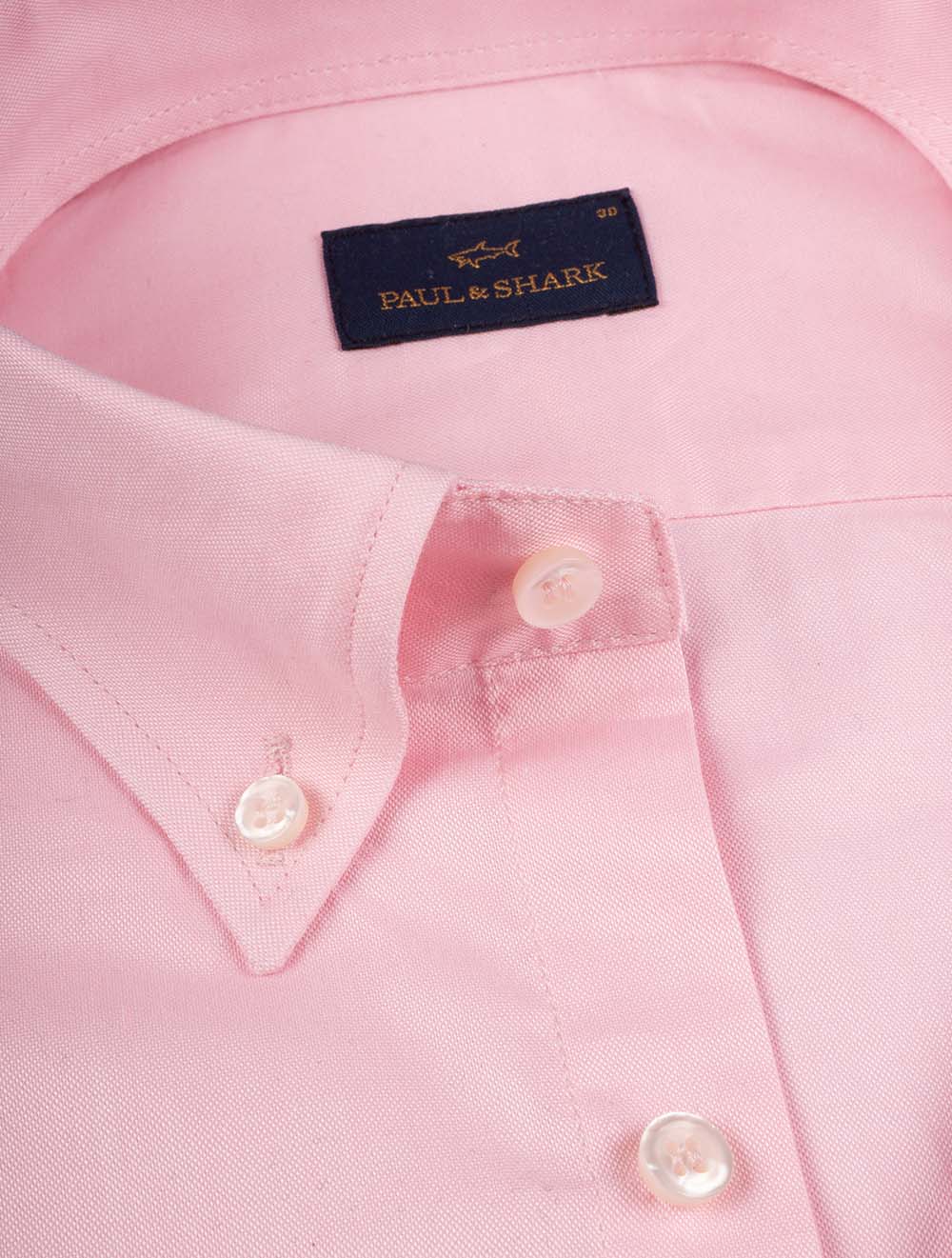 Paul And Shark Oxford Shirt Pink AI2