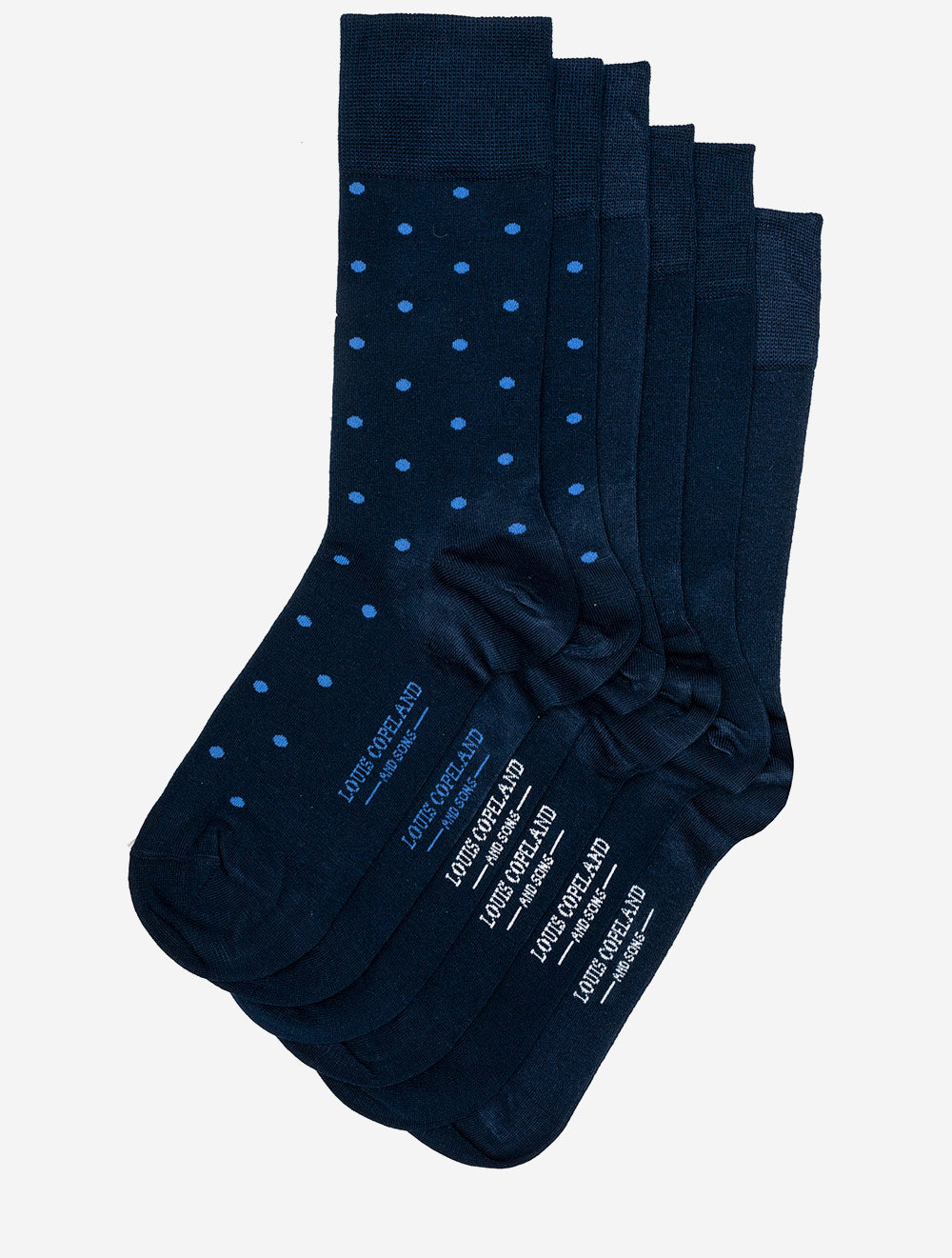3 Pack Mixed Sock Navy