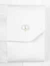 Contemporary Plain With Inlay Formal Shirt White