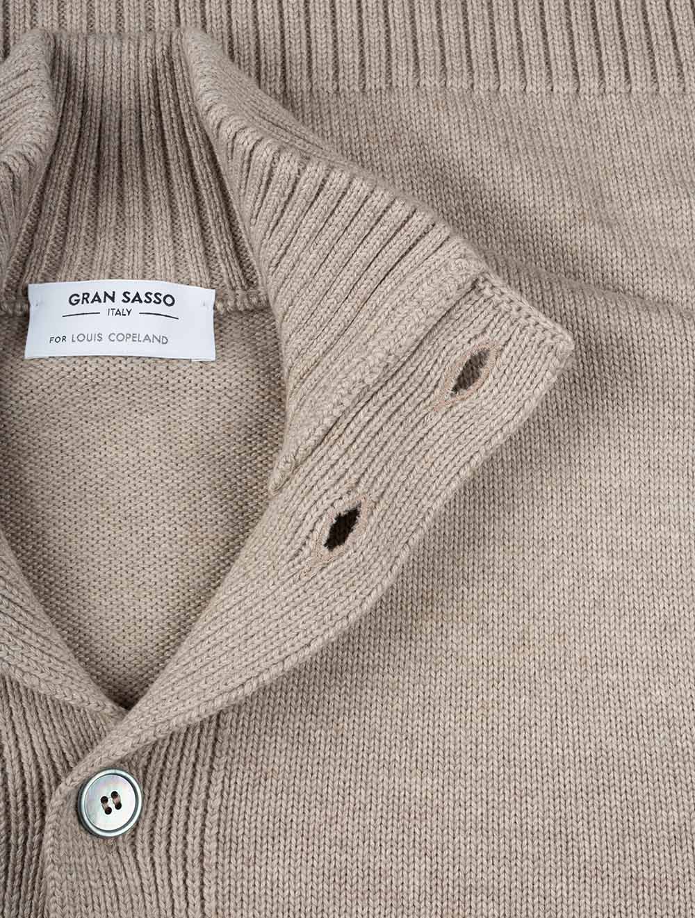 Cardigan boutonné beige