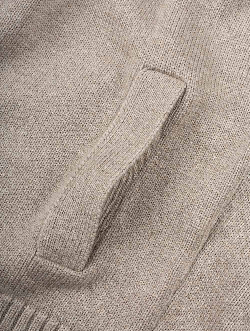 Cardigan boutonné beige