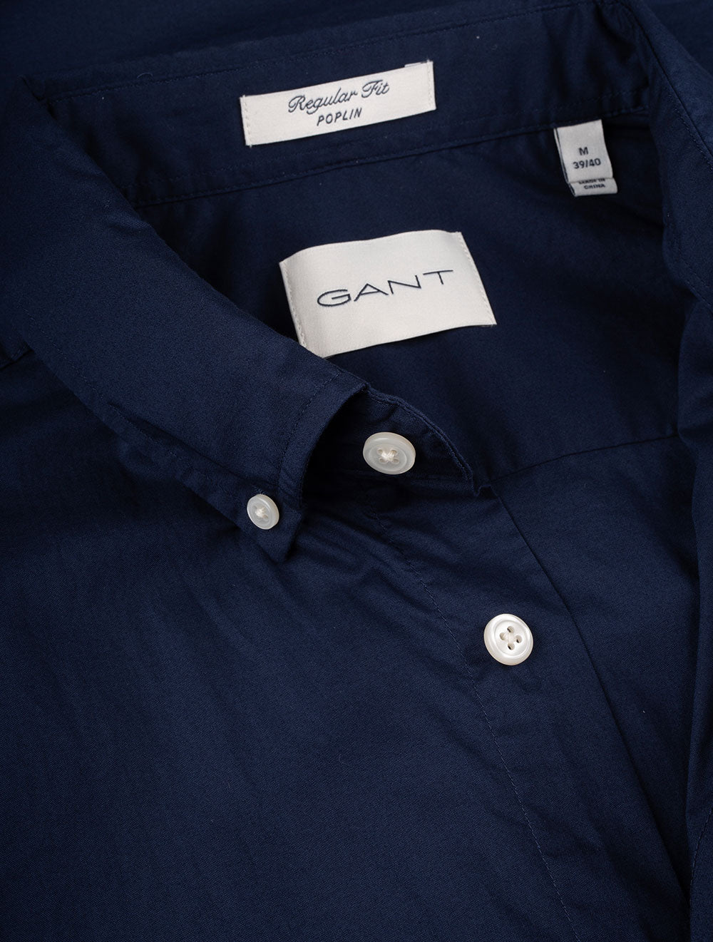 Regular Classic Poplin Short Sleeve Shirt Marine