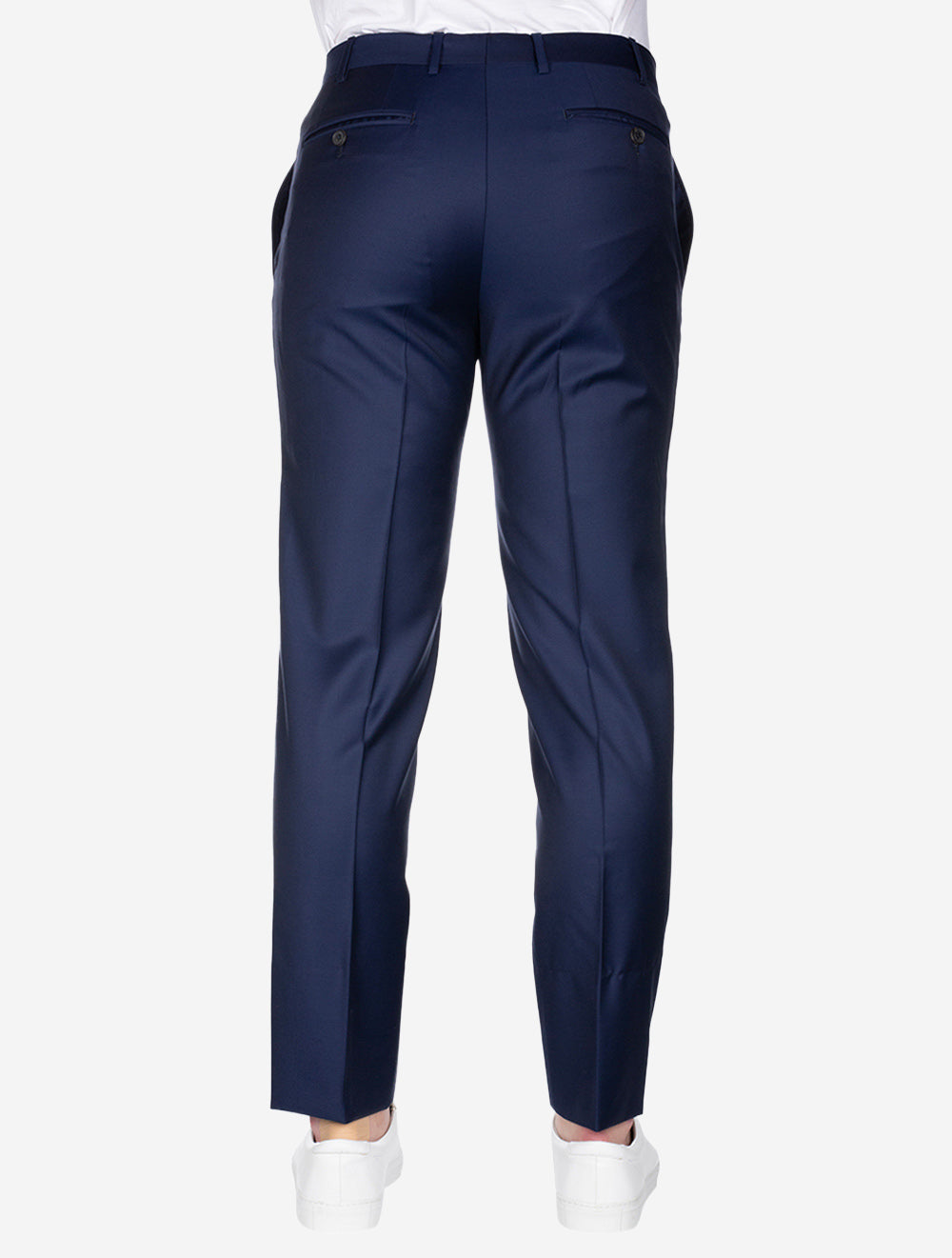 Super 150 Exclusive Wool Trousers Blue