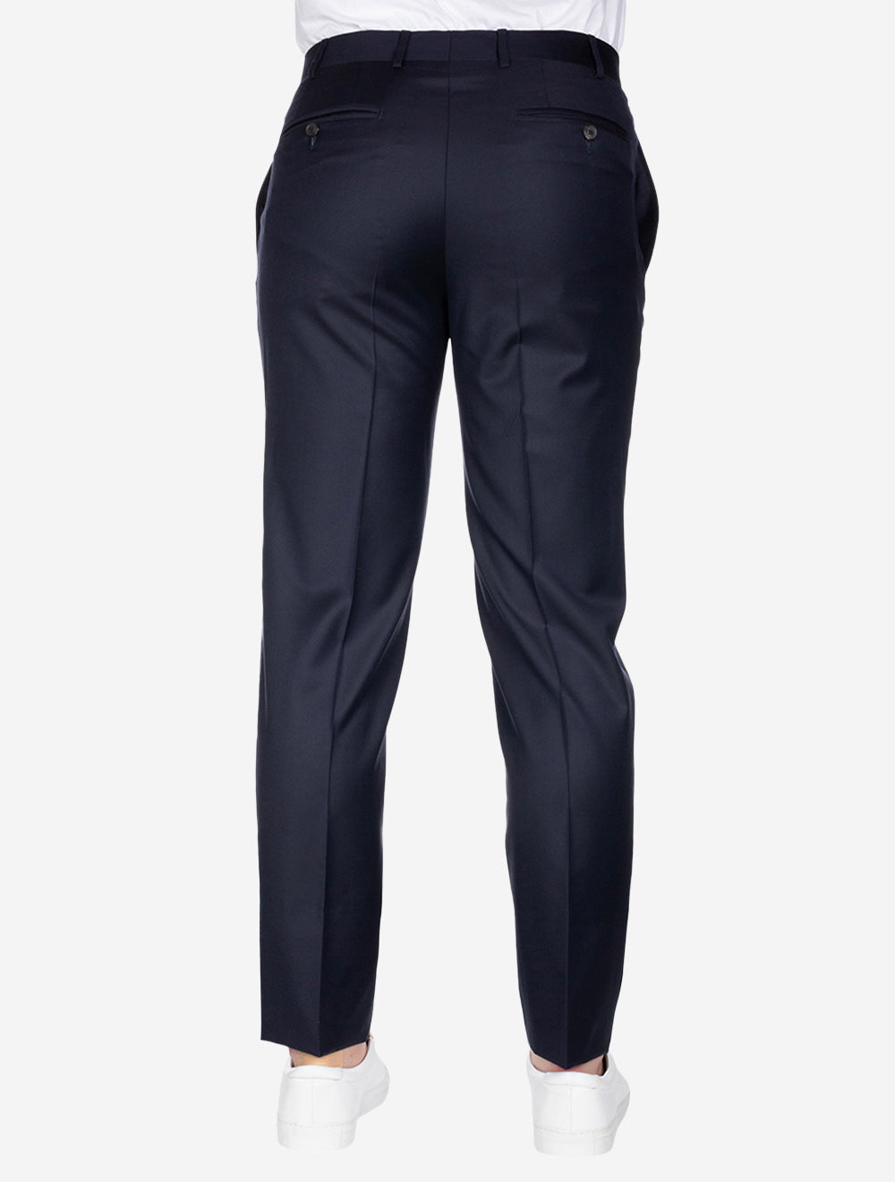 Super 150 Exclusive Wool Trousers Navy