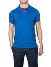 GANT Contrast Collar Piqué Polo Shirt Lapis Blue