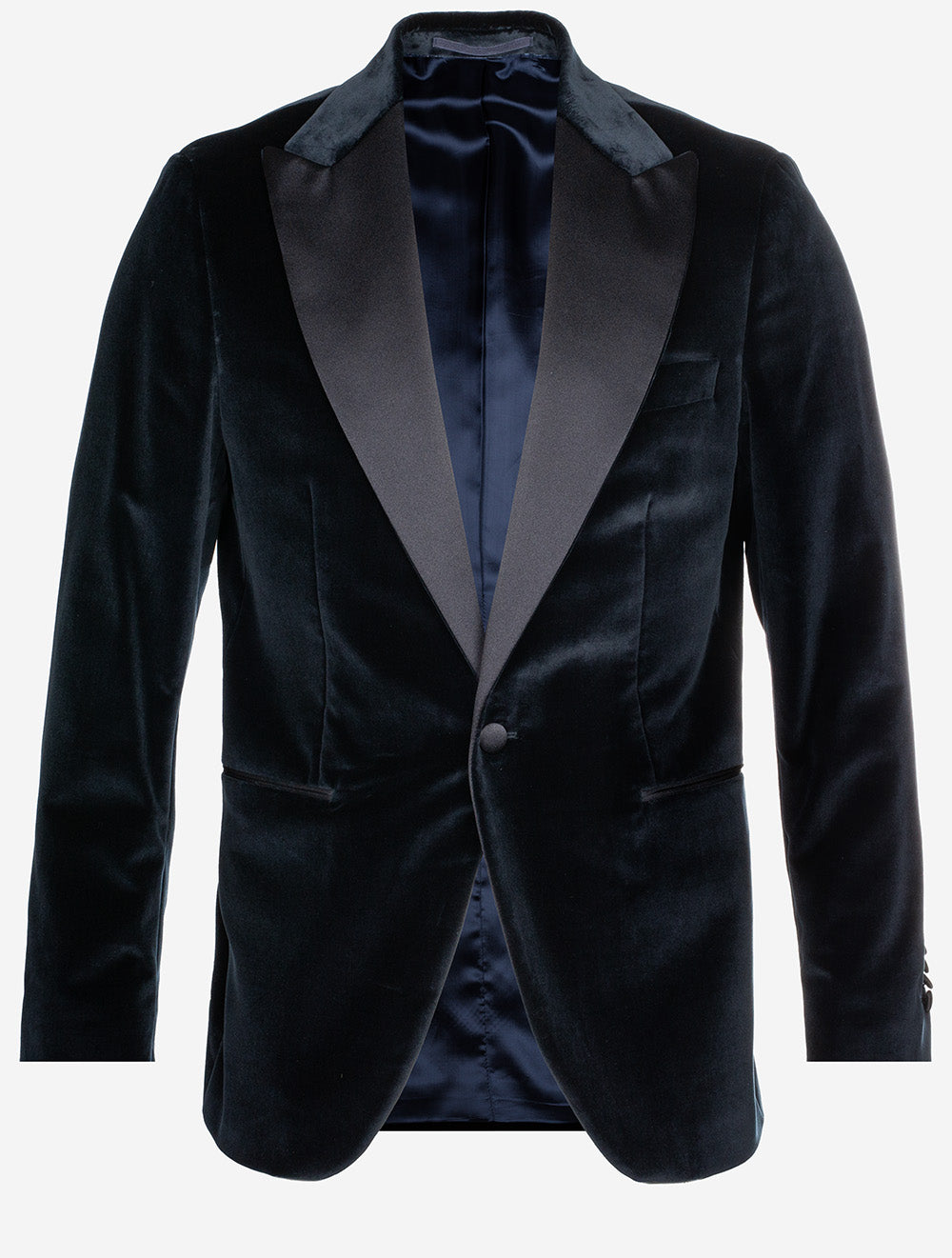 Velvet Jacket Navy