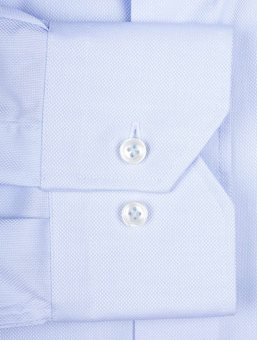 Louis Copeland Classic Fit Pinpoint Shirt Blue AI3