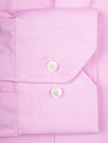 LOUIS COPELAND Classic Fit Plaid Check Shirt Pink