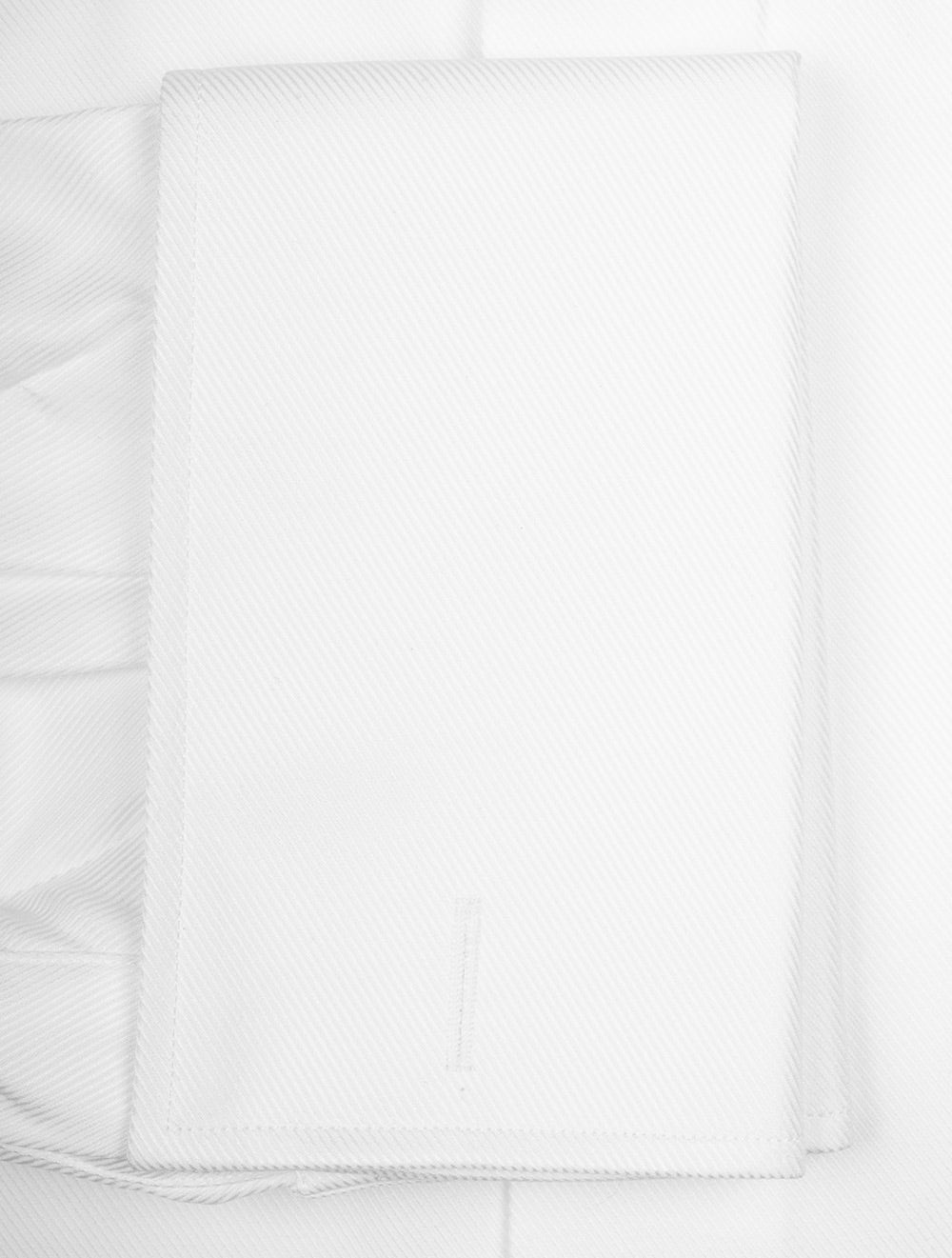 Louis Copeland Classic Fit DC Twill Shirt White AI3