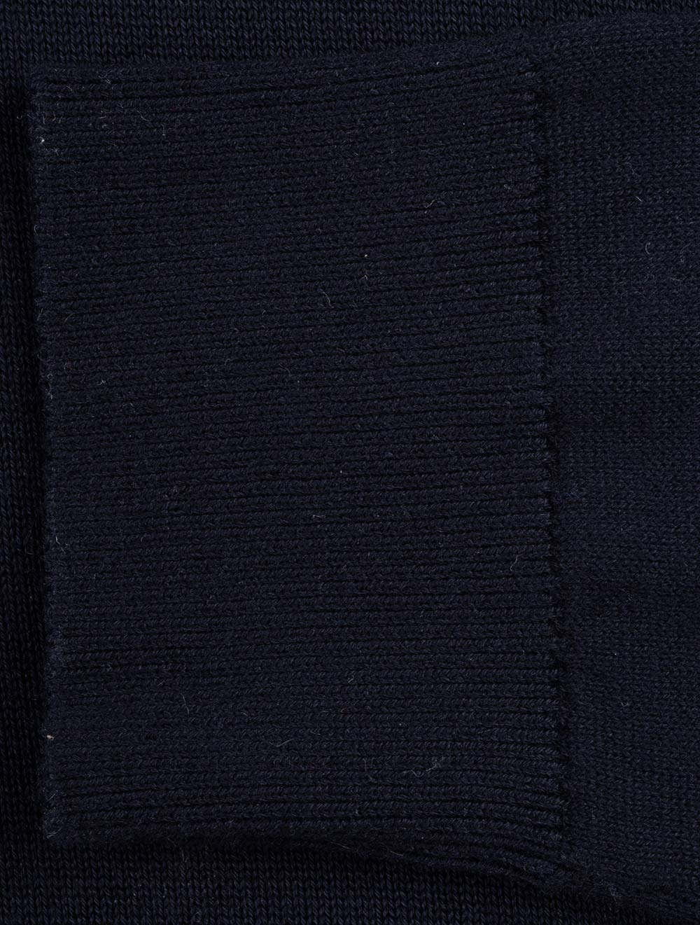 Classic Cotton Half Zip Sweater Evening Blue