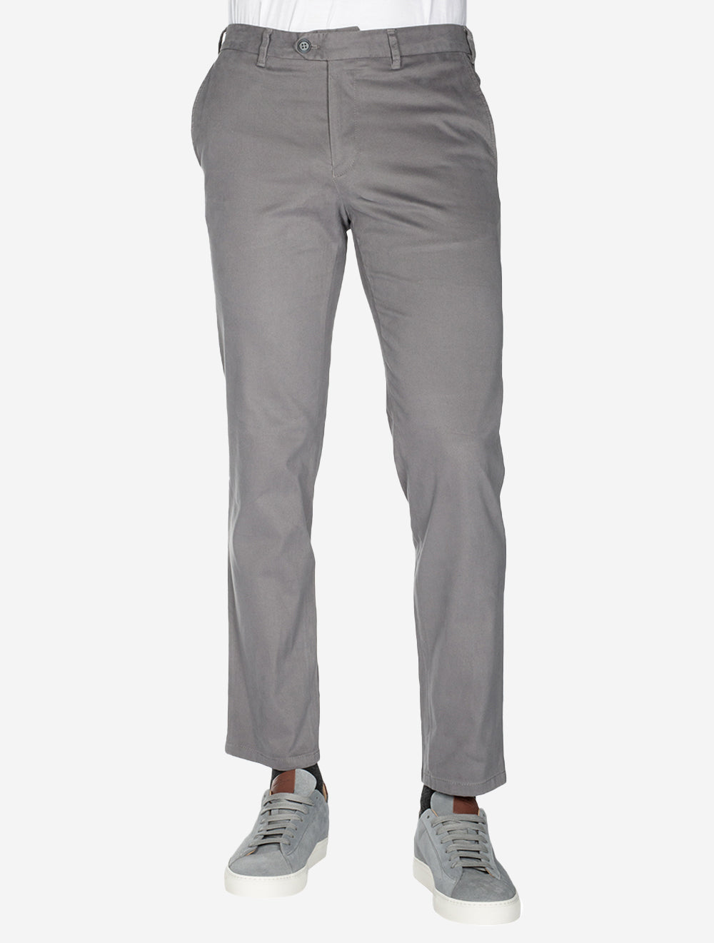 Dressler Cotton Chinos Jasper Grey AI1
