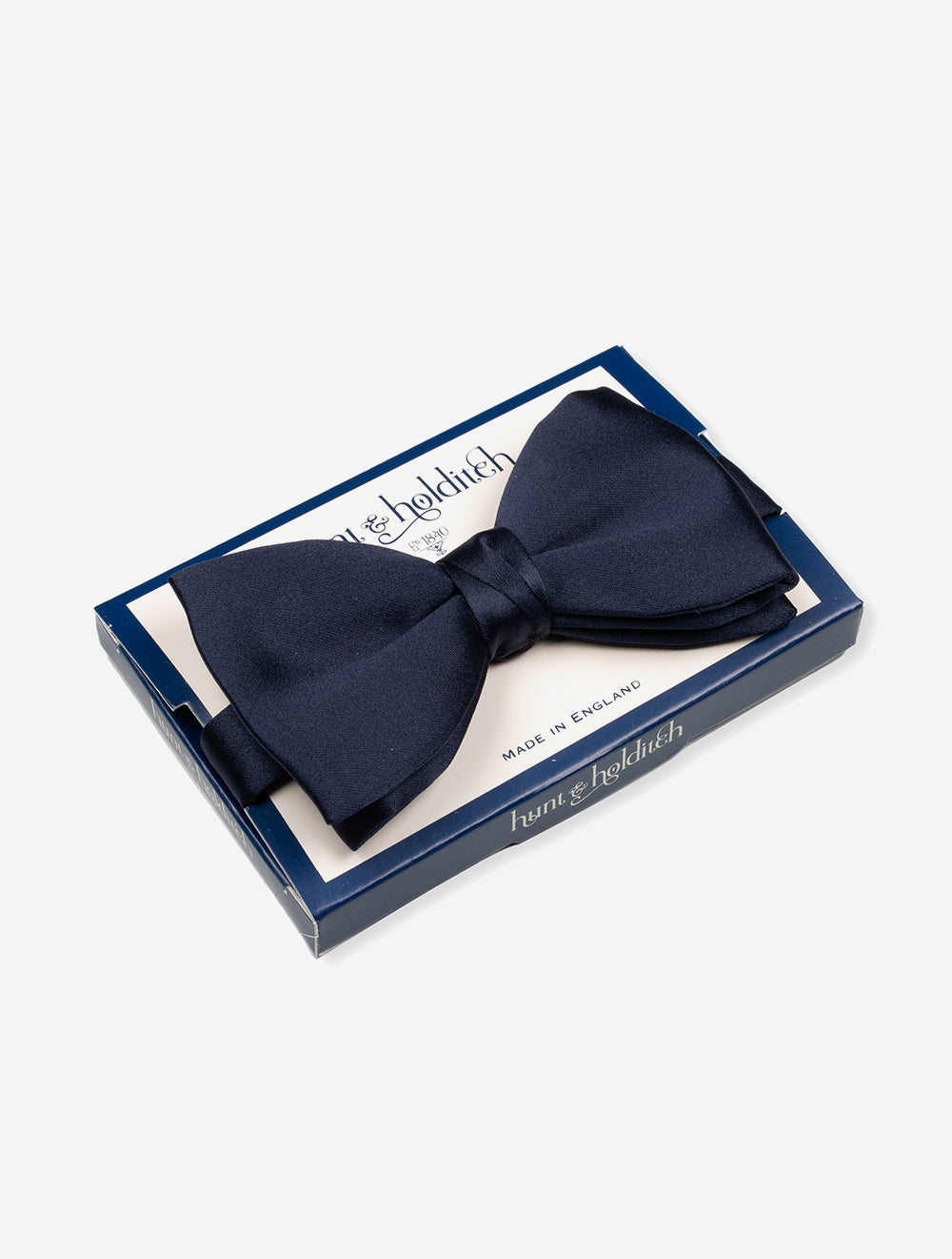 Satin Bow Tie Navy