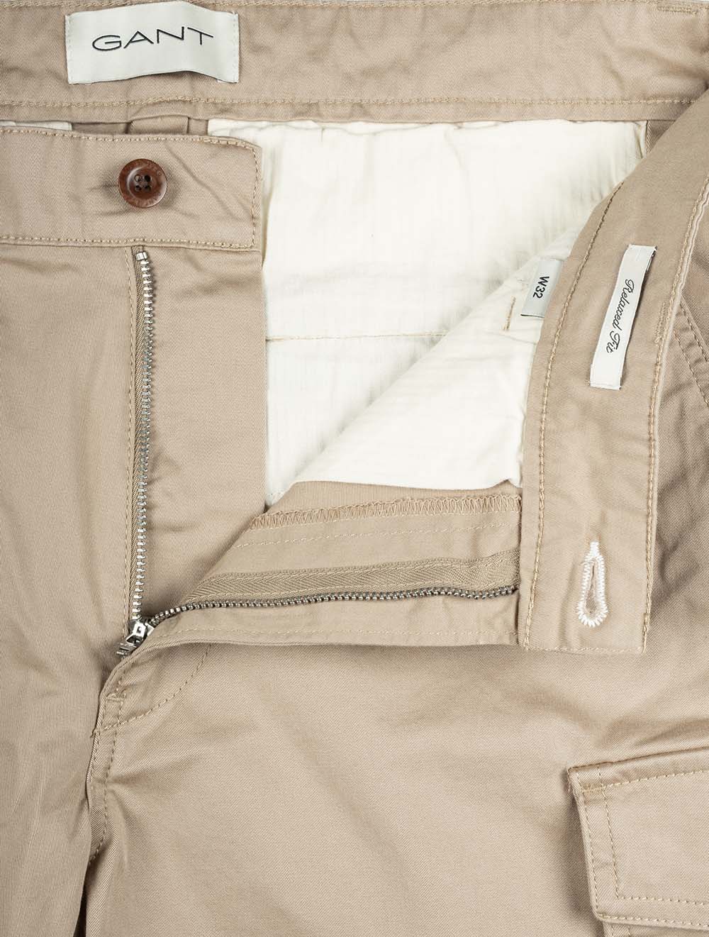 Regular Fit Classic Cargo Shorts Dark Khaki