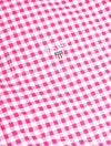Regular Broadcloth Gingham Short Sleeve Buttondown Perky Pink