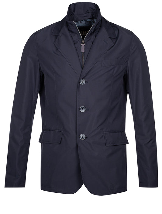 HERNO Outwear Jacket With Insert Navy