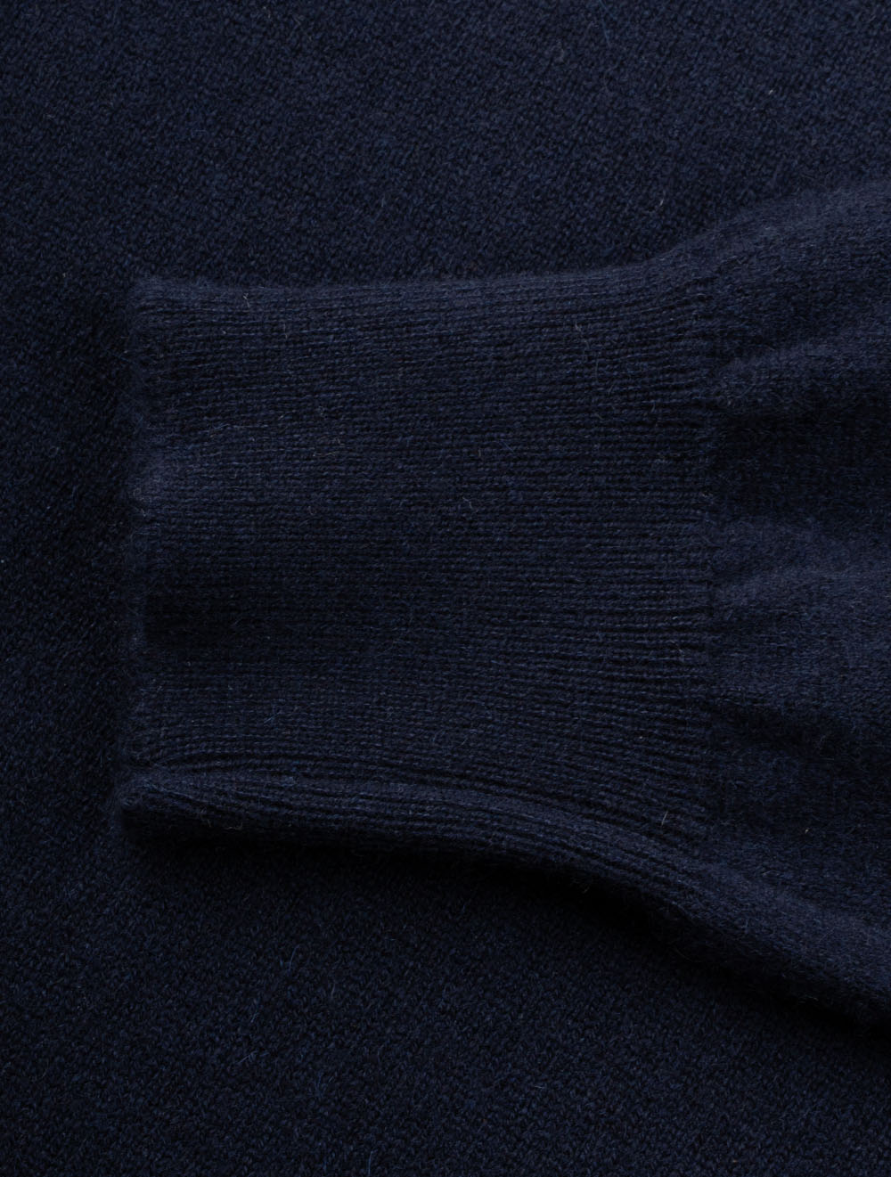 Cashmere Half Zip Sweater Navy