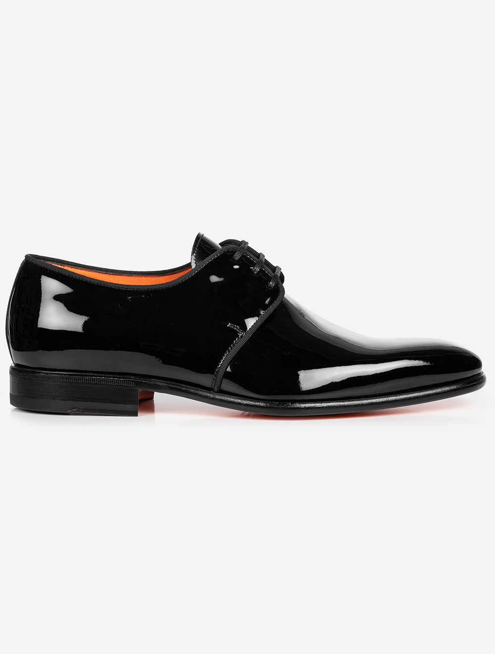 Santoni Patent Leather Shoe Black | Stylish Men's Formal Footwear Collection Now in Louis Copeland Stores Santoni Patent Leather Shoe Black | Stylish Men's Formal Footwear Collection Now in Louis Copeland Stores