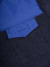 Fleece Button Up Anorak Evening Blue