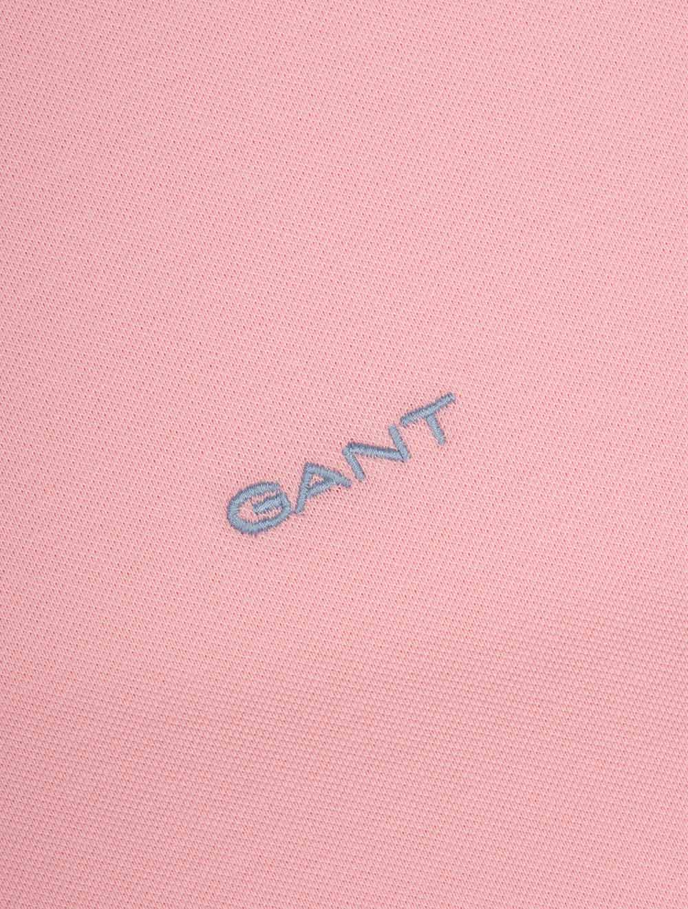 Regular Contrast Piqué Short Sleeve Polo Bubblegum Pink