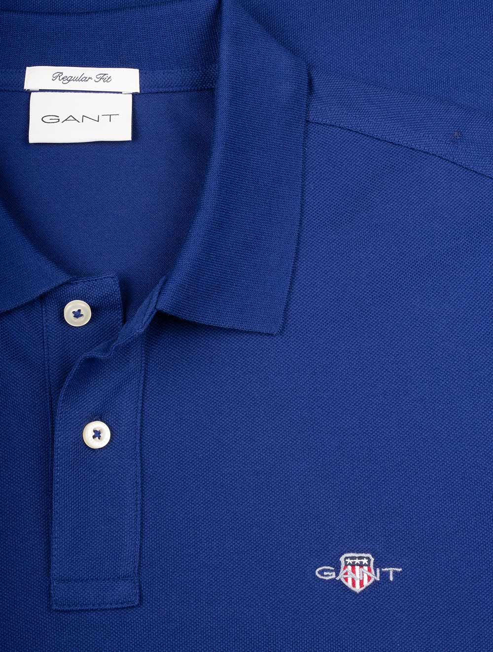 Regular Shield Short Sleeve Piqué Polo Rich Navy