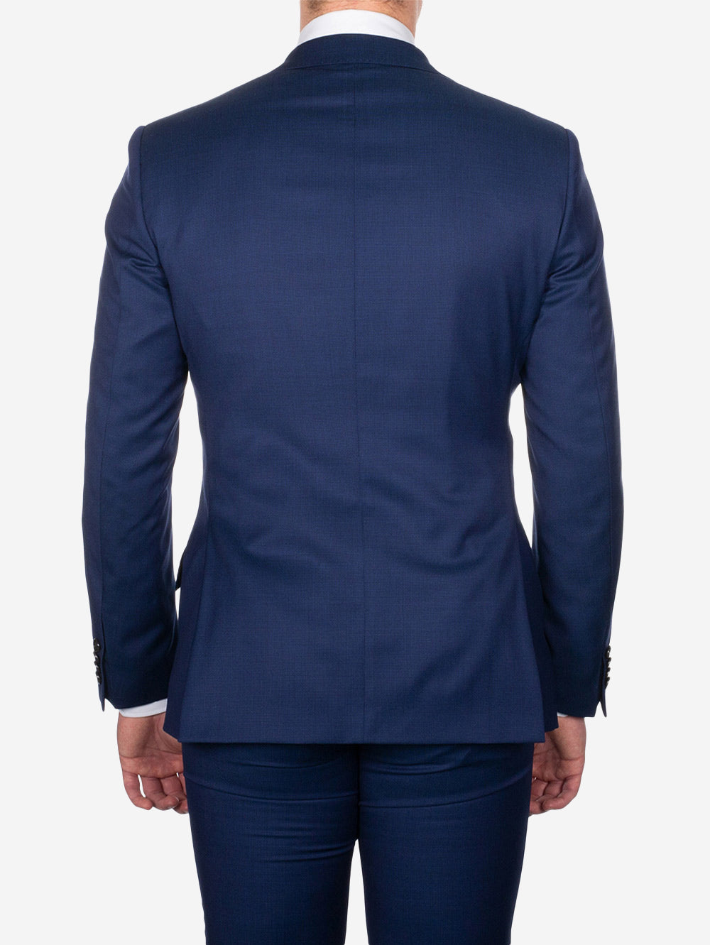 Birdseye 3 Piece Suit Blue