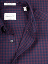 Jaspe Gingham Shirt Plumped Red