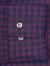 Jaspe Gingham Shirt Plumped Red