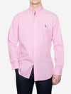 Buttondown Stripe Shirt Pink White