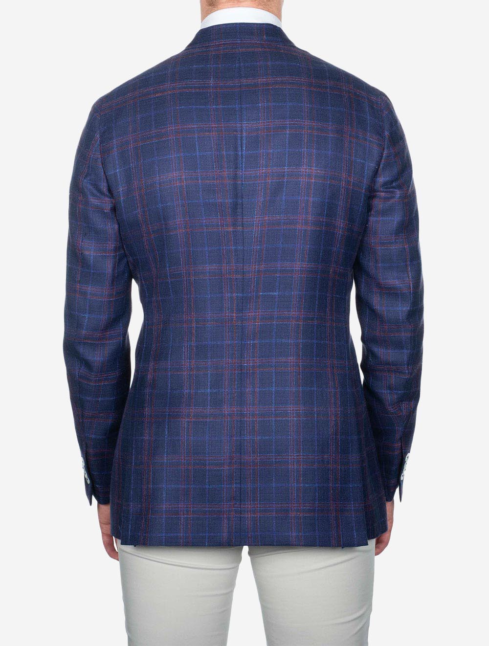 Veste de sport à carreaux Galles Bleu