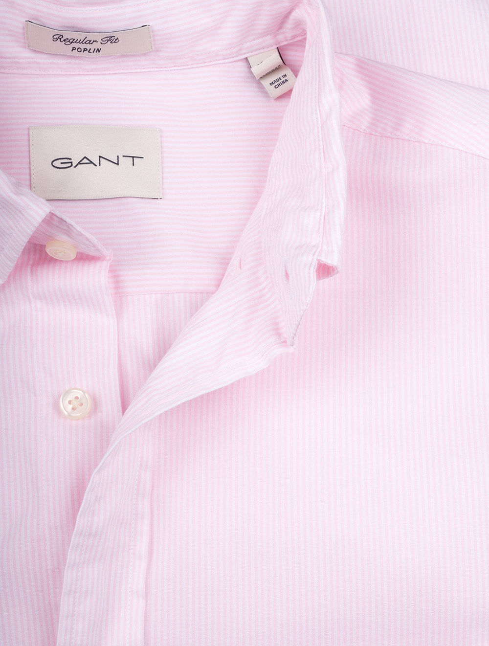 Regular Classic Poplin Banker Shirt Light Pink