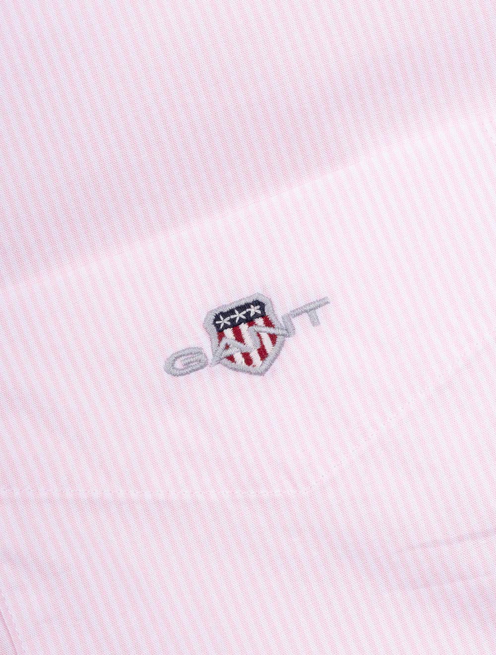 Regular Classic Poplin Banker Shirt Light Pink