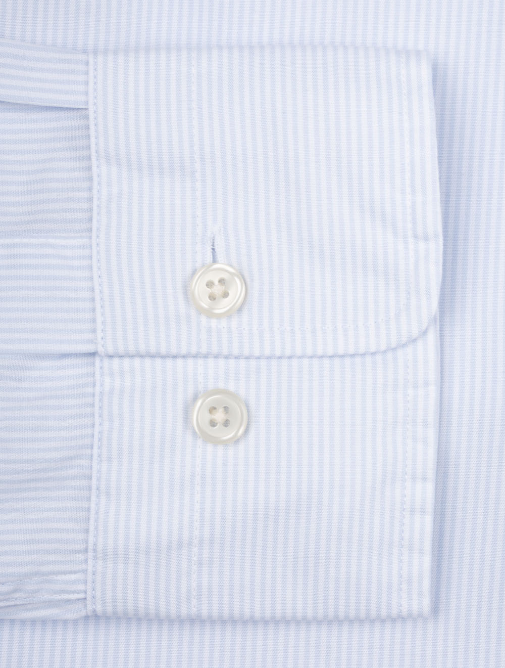 Regular Classic Poplin Banker Shirt Light Blue