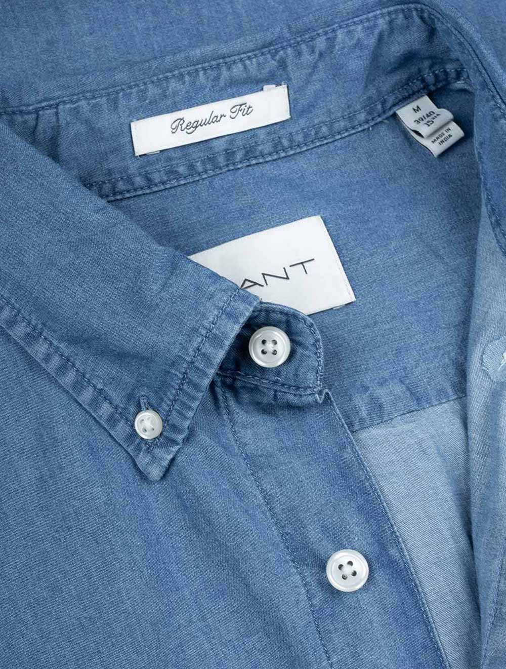 Regular Fit Indigo Shirt Blue