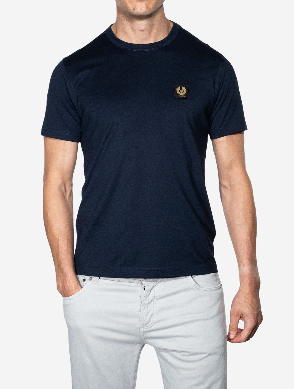 Baumwoll-T-Shirt Dunkle Tinte