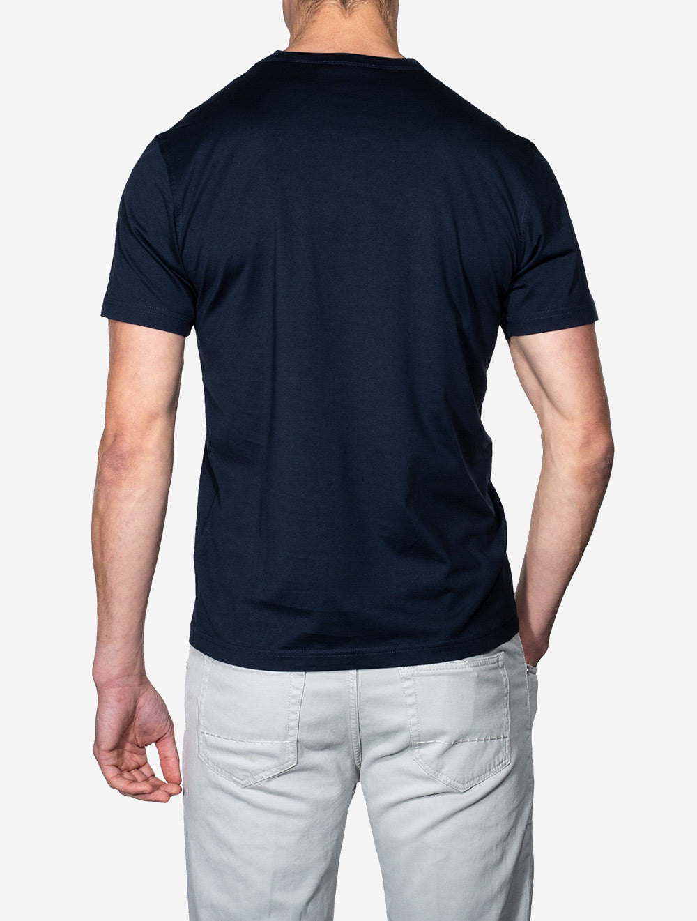 Baumwoll-T-Shirt Dunkle Tinte