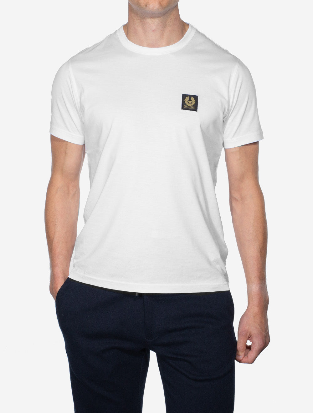 Dappled Cotton T-Shirt White