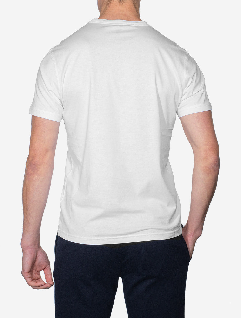 Dappled Cotton T-Shirt White