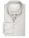 ETON Slim Fit Cotton Linen Shirt Grey