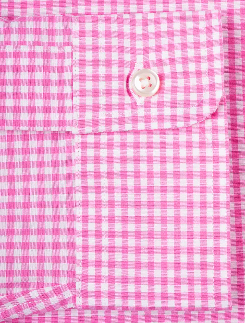 Poplin Long Sleeve Sport Shirt Pink