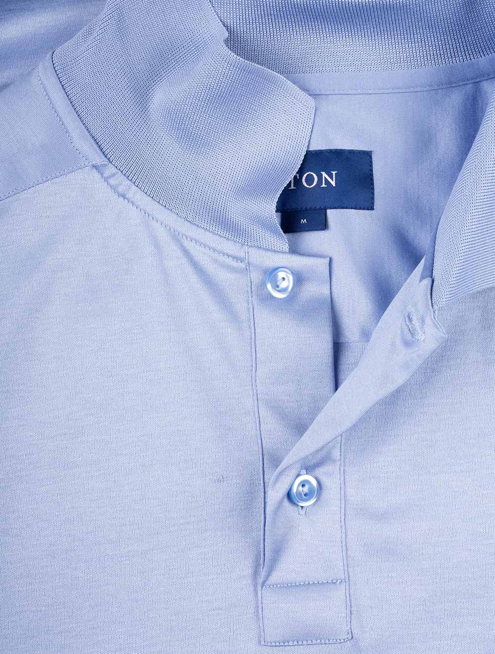 Short Sleeve 2 Button Polo Blue