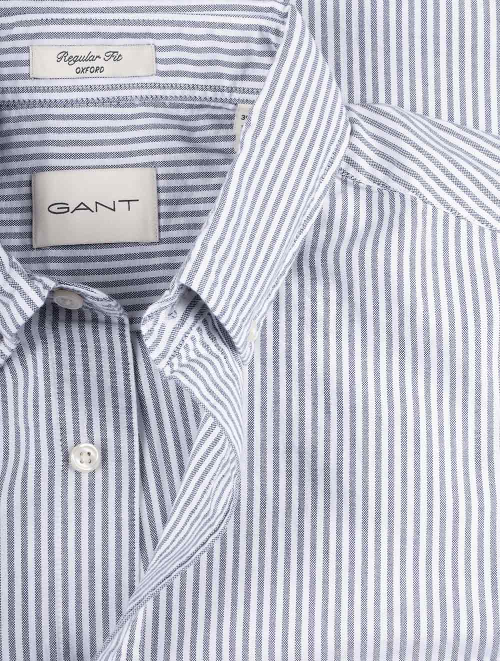 Classic Oxford Stripe Shirt Persian Blue
