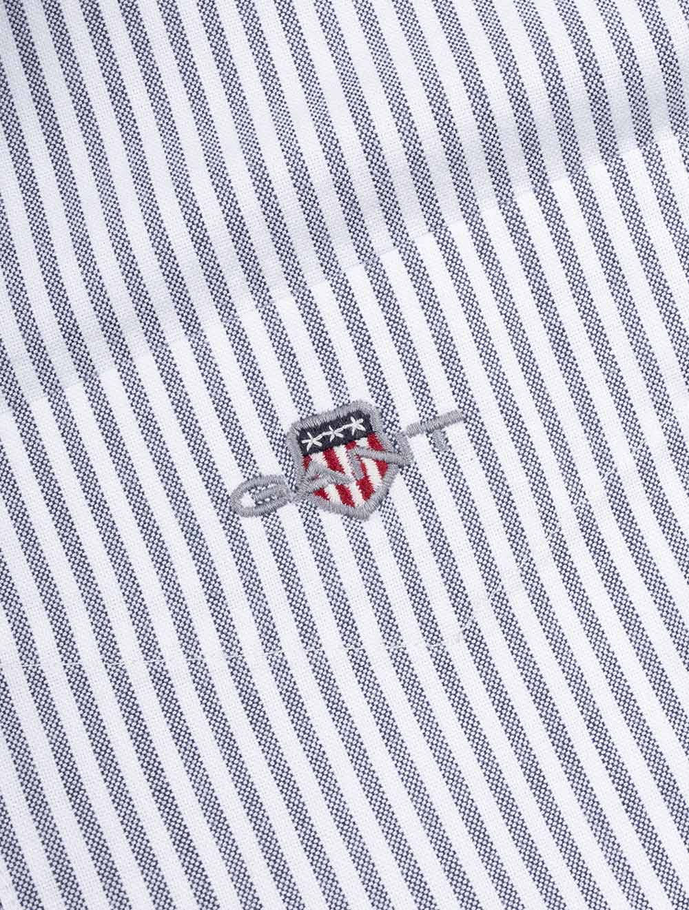 Classic Oxford Stripe Shirt Persian Blue