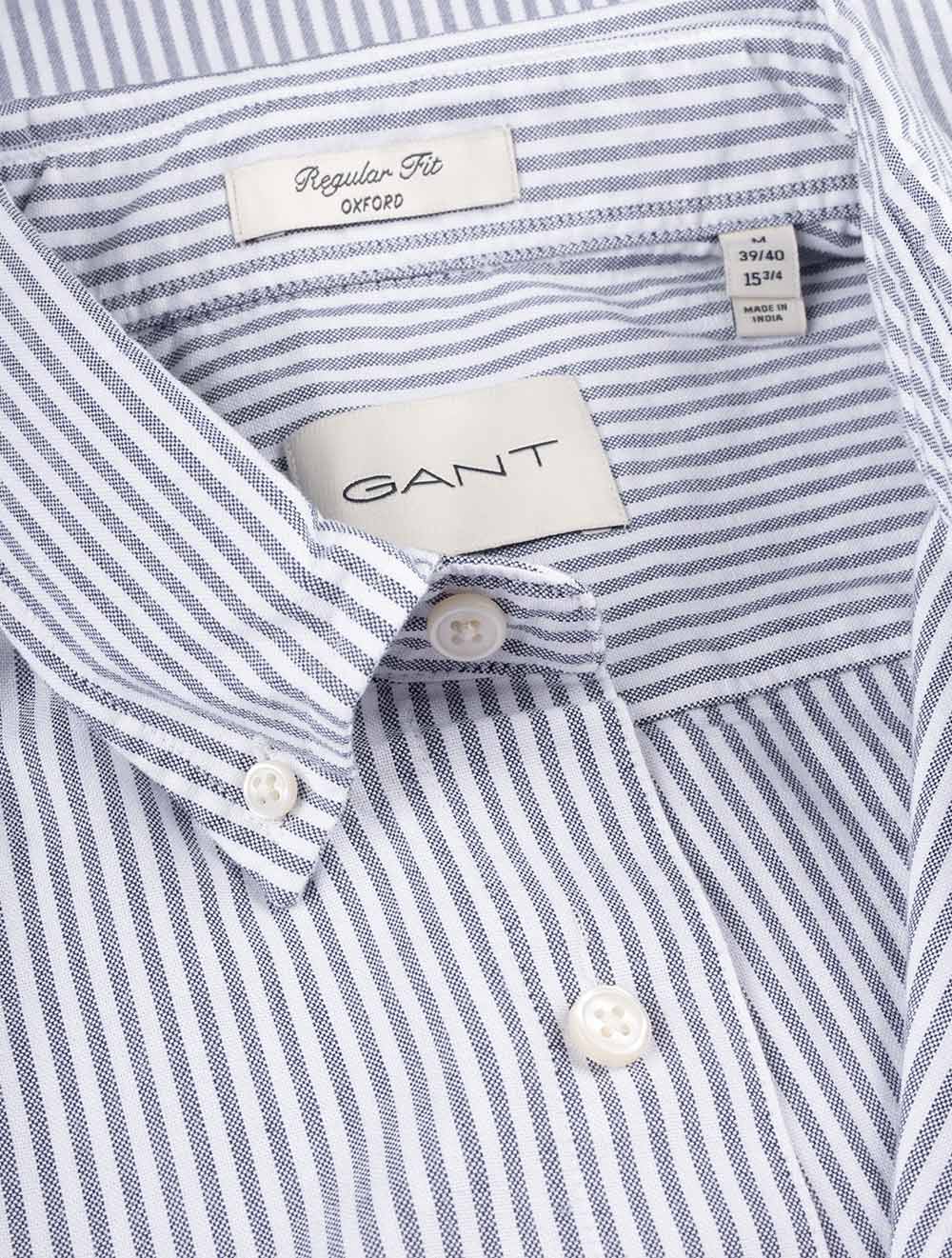 Classic Oxford Stripe Shirt Persian Blue