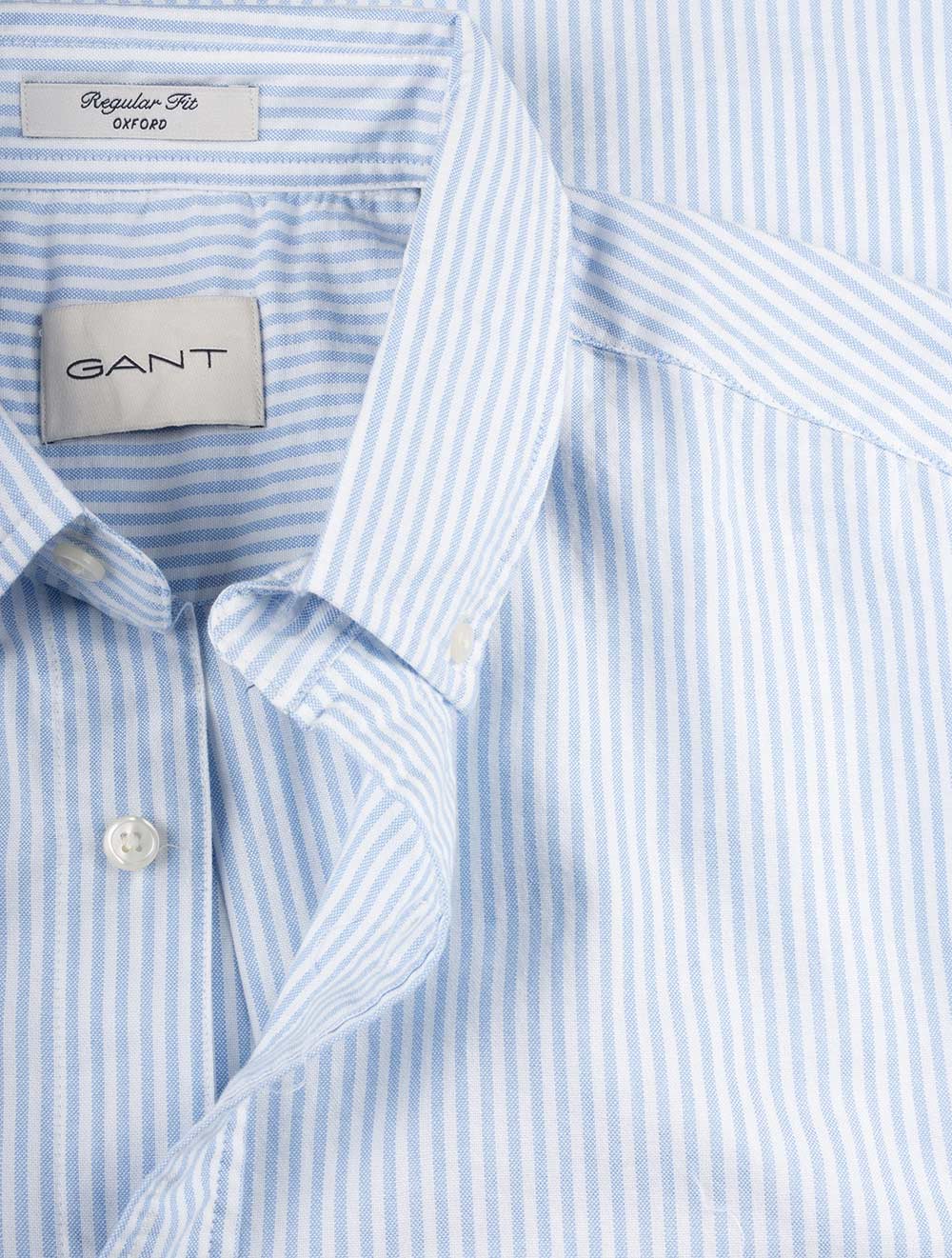 Regular Classic Oxford Stripe Shirt Light Blue