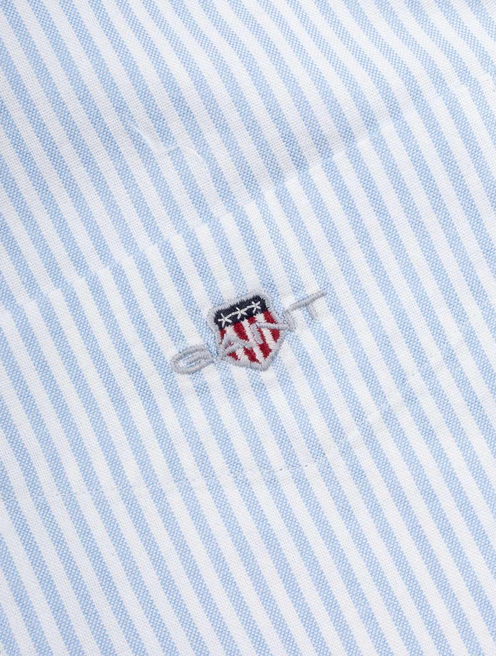 Regular Classic Oxford Stripe Shirt Light Blue