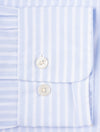Regular Fit Poplin Stripe Shirt Light Blue