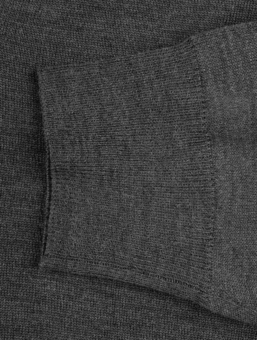 Canali Longsleeve Polo Knit Grey